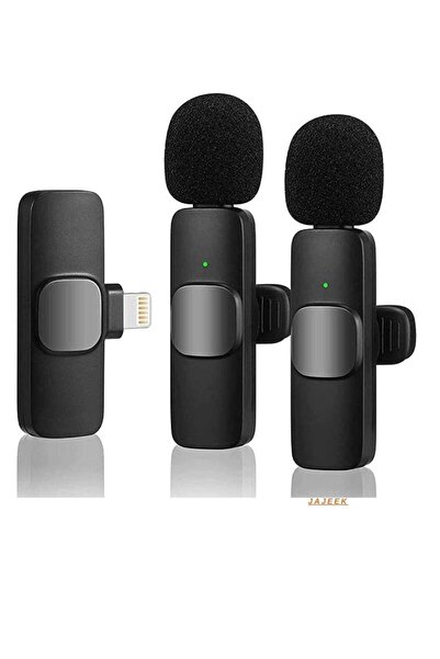 JAJEEK Wireless Bluetooth Microphone for iPhone & iPad — Vlogging & Interviews