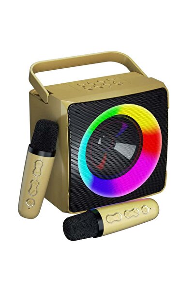 JAJEEK SD508 Karaoke Bluetooth Speaker with 2 Wireless Microphones