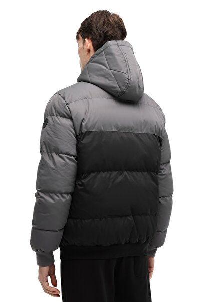 Kinetix Ml Block Puffer-05 5Pr Black Men's Short Coat