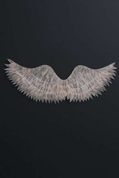 TOYFEST Rose Color Light-Up Angel Wing Children's Costume Accessory Transparent Shiny Glitter Wing - (3 - 7 Years)