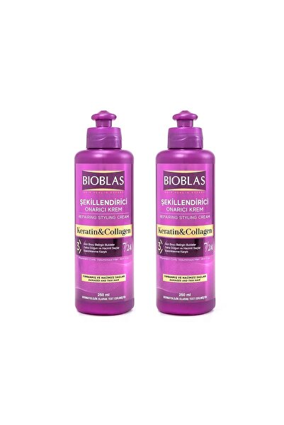 Bioblas Hair Conditioner Keratin&Collagen 250 ml X 2 Pieces