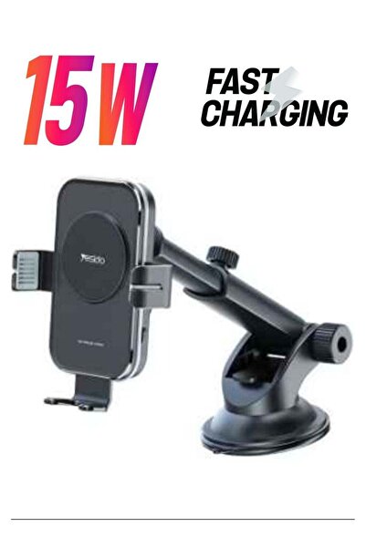 Yesido حامل هاتف ذكي 4.0 مع شحن لاسلكي سريع بقوة 15 وات