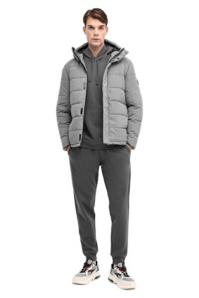 Kinetix ML DOWNEY COAT 5PR ANTRASIT MELANJ Ανδρικό κοντό παλτό