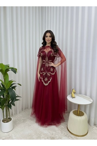 Joji red evening dress