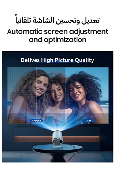 OEM Projector 4k full hd wifi Support Portable A projector can be used for gaming