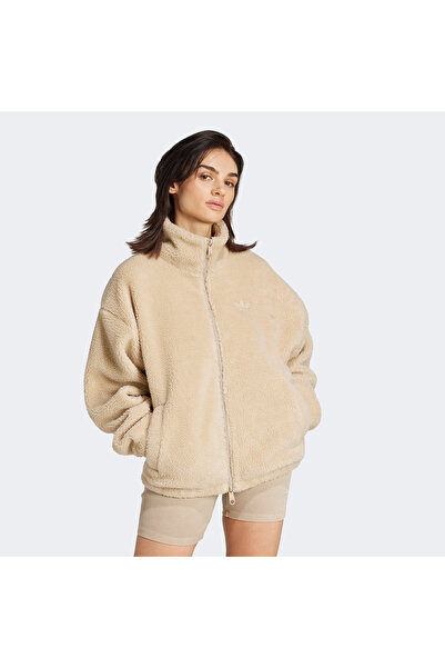 adidas Essentials Teddy Kadın Bej Ceket