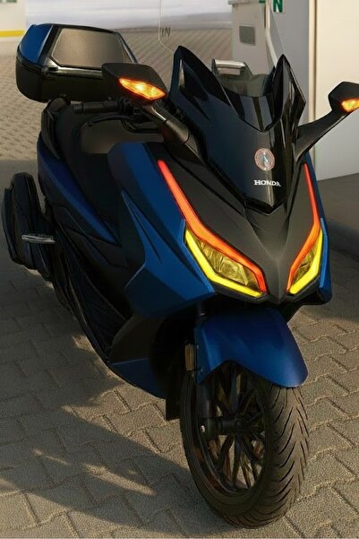 MotoFolyocum Honda Forza 250 Çift Renk Far Fİlmi Folyo 2023 - 2025