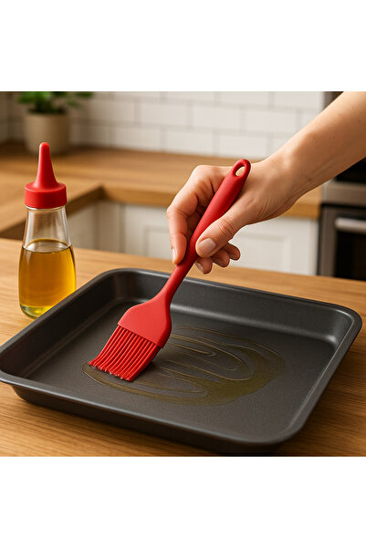 homvira 🖐️ 5-Piece Silicone Spatula & Basting Brush Set – Heat Resistant, Non-Stick, Kitchen Serving Set 🍰 🍳