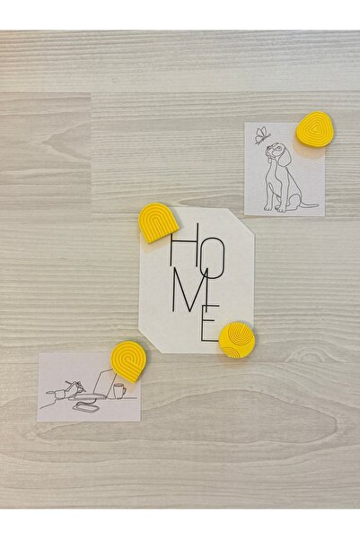 Gamy Crafts Dekoratif Magnet-4lü Buzdolabı Magneti-Magnet-İskandinav Magnet