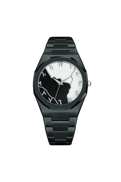 shiyunmei Luxurious black alloy case and strap suitable for daily and formal occasions