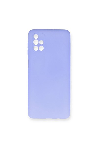 eco port حافظة سامسونج جالاكسي M51 من السيليكون الأول - أرجواني