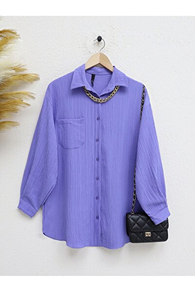 HİJABAYA Πουκάμισο με μονό τσέπη και γιακά με κουμπιά