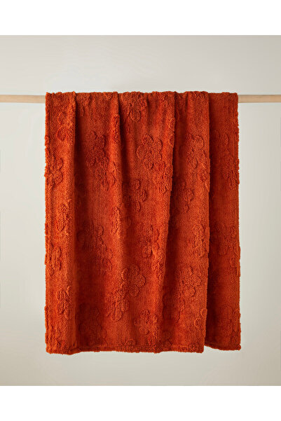 English Home Flower Joy Koltuk Şalı 120x160 cm Hardal