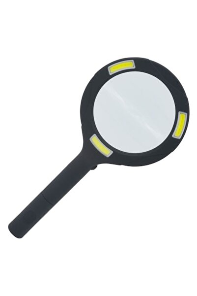 OEM Lupă profesională cu iluminare și zoom 3x, 3 LED-uri COB de 3W, neagră