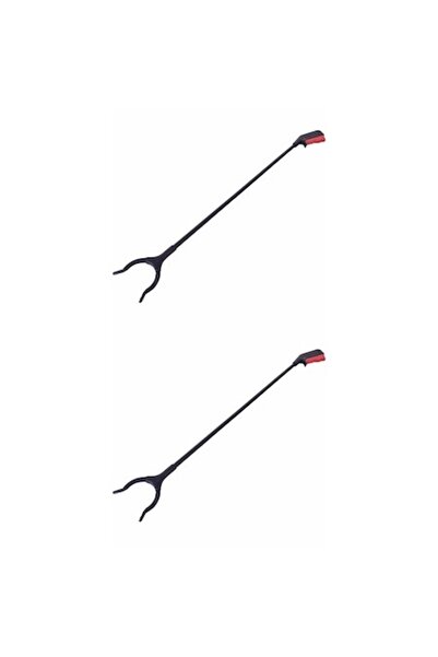 AVA Set de 2 dispozitive de prindere la distanță AVA, plastic, negru – 78 cm