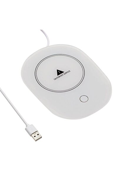 AVA Smart coffee mug warmer, tea, with USB, white, 17x14.5x3.8cm