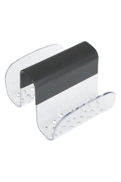 AVA double sponge holder for dish sponges, plastic, transparent, 9.5 cm