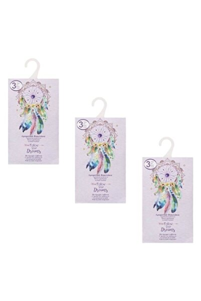 AVA Set de 3 odorizante de cameră de tip agățat, parfum de lavandă, 20 g