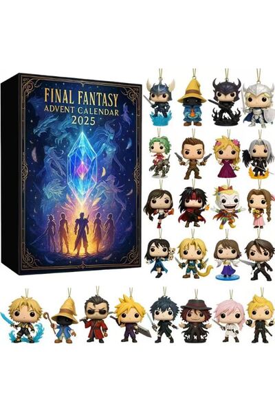 OEM Holiday blind box Christmas tree decoration acrylic pendant - Final Fantasy blind box - 26*18*3cm
