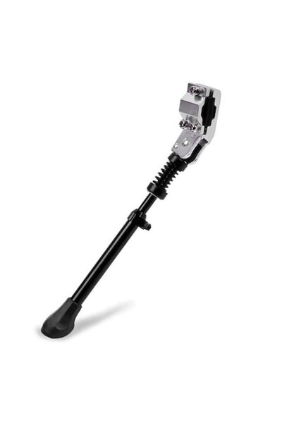 OEM Cric lateral reglabil pentru bicicletă, 24-28 inch, aluminiu, negru