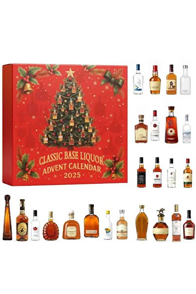 NO BRAND قلادة أكريليك مزخرفة على شكل شجرة عيد الميلاد - تقويم العد التنازلي ...