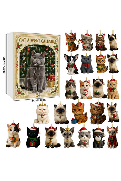 NO BRAND زينة شجرة عيد الميلاد على شكل صندوق أعمى من الأكريليك K (GJ507-011)