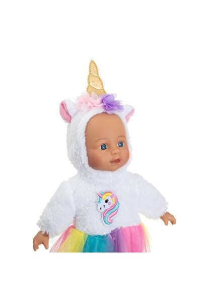 AVA Unicorn baby doll, AVA, white, soft, 34cm