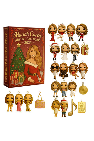 NO BRAND صندوق أعمى لعيد الميلاد - إصدار ماريا كاري - 26 * 18 * 3 سم