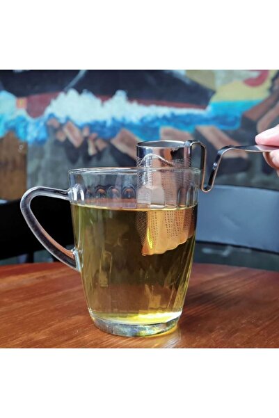 AVA Tea infuser, with handle, stainless steel, 3.5x7cm