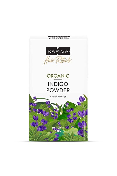 KAPİVA مسحوق النيلي العضوي من هير ريتشوالز، 100 غرام