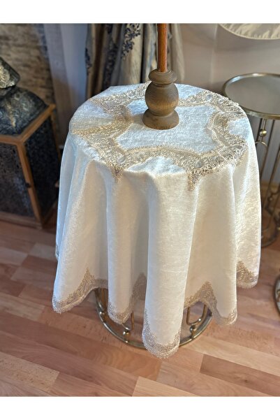 Ceki Home ✨ Melisa Velvet Round Tablecloth ✨