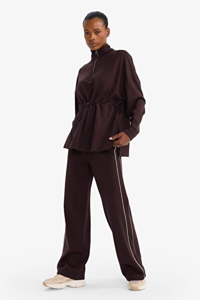 DeFacto Αθλητικό παντελόνι DeFactoFit με φαρδύ μπατζάκι τσέπες με φαρδύ πόδι μακρύ μήκος G4370AX25WN