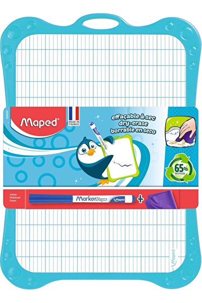 Maped السبورة البيضاء القابلة للمسح الجاف مع الملحقات