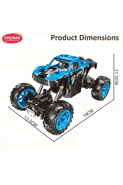 Chanak Off-Road Climbing RC Car 1:20 Scale, Rechargeable Remote Control Truck (Color as per Availability)