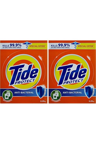 Tide Protect Antibacterial Laundry Detergent 2.25Kg Dual Pack