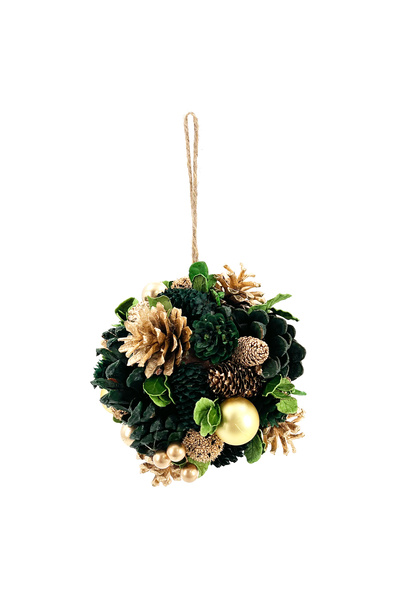 Christmas Magic Christmas Hanging Ball Gold 19cm