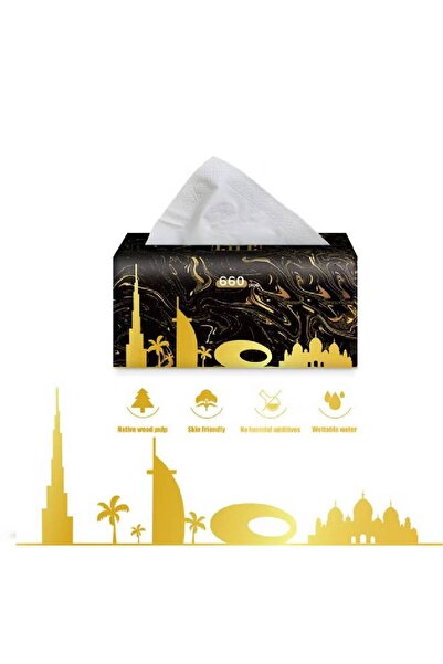 NKX عبوة من 10 مناديل ورقية للوجه عالية الجودة بتقنية جديدة مصنوعة من لب الخش...