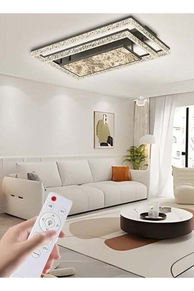 Generic Italian-style Minimalist Geometric LED Chandelier - Living/Dining/Bedroom