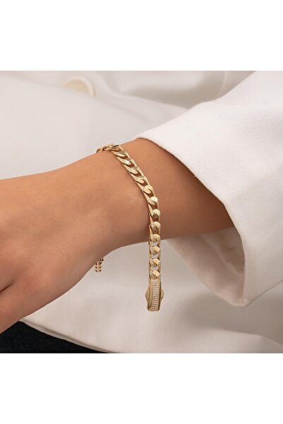 H.M Hakan Mücevherat Taşlı Gurmet 14 Ayar Altın Bileklik