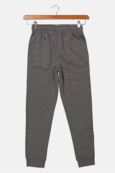 Puma Kids Boy Drawstring Brand Logo Sweatpant, Grey