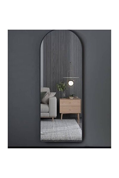 NKX مرآة خلع الملابس قائمة كاملة الطول 60 × 165 لون أسود