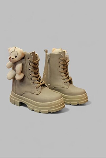 madam gold Εγγυημένες παιδικές μπότες D006 Daily Orthopedic με αρκουδάκι και δώρο παντόφλες