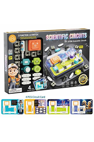 Chanak مجموعة الدوائر العلمية STEAM DIY - بناء دوائر كهربائية مع ضوء ومروحة و...