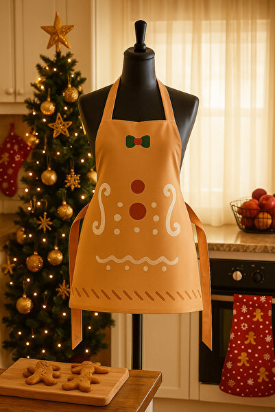 GİFTPİLLOWSS Christmas Themed Gift Kitchen Apron