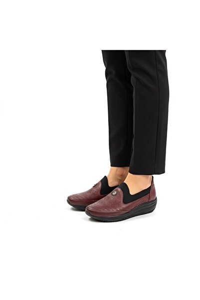 MİRATERLİK ORTOPEDİK TERLİK VE AYAKKABI Mira Orthopedic Women's Leather Shoes Are Suitable for Heel Spurs, Bone Protrusions, Sole Collapse, and Flat Feet