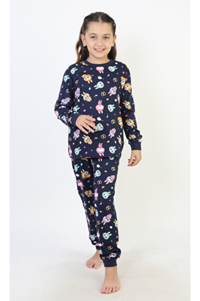 İsobel Kids طقم بيجامة من القطن بنسبة 100% بنمط لابوبو للفتيات من إيزوبيل