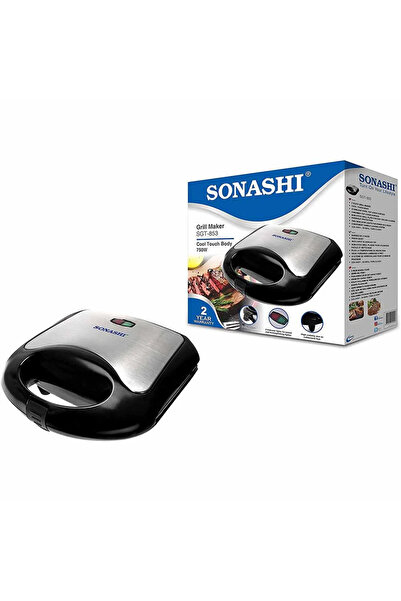 sonashi Grill SGT-853, 2 Slice Non-Stick Grill and Sandwich Maker