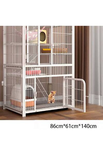NKX Stackable Heavy Duty Luxury Foldable Pet Cage with Door