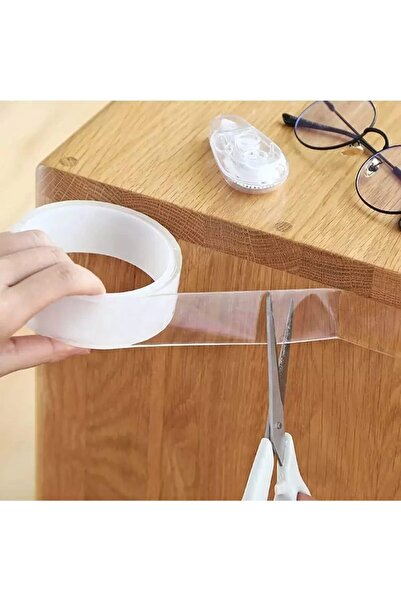 Generic 3 Meter Nano Double Sided Tape Heavy Duty Transparent Washable Reusable Mounting Tape Waterproof
