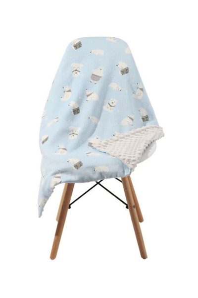 EHOME Micro Soft Plush Baby Blankets for Kids, Double Layer Bed Throws for Ba...